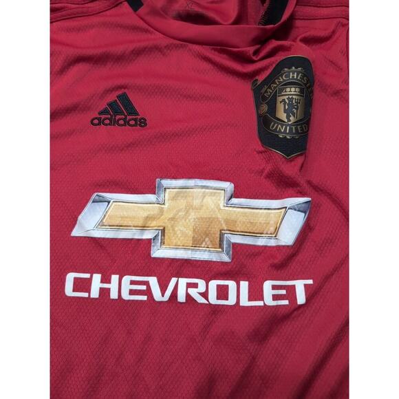 Manchester United 19/20 Youth XL Jersey DW4138 Red Home Treble Winners - Picture 6 of 12